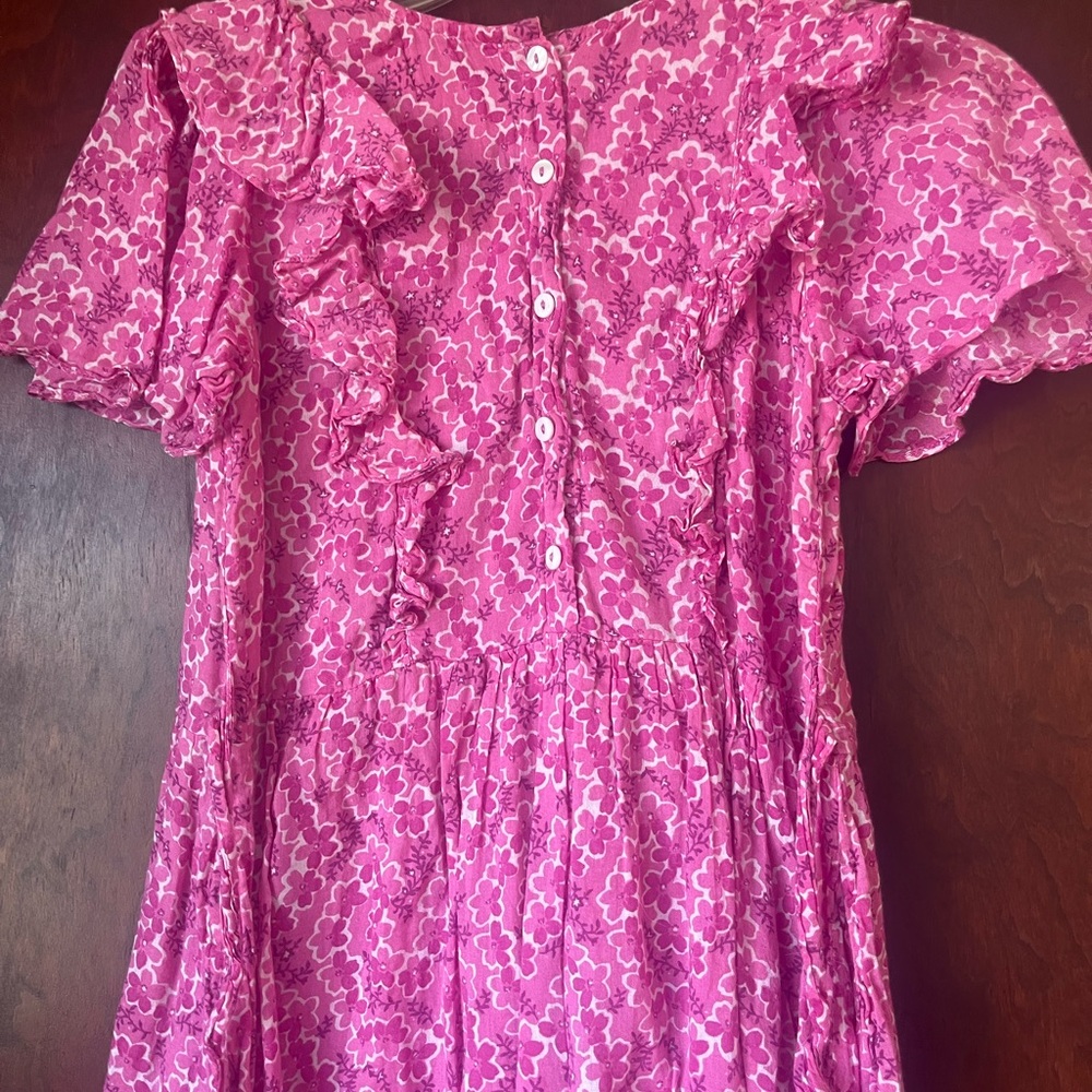 Banjanan Pink Floral Kids Dress